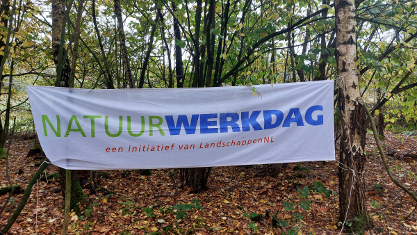 Natte natuurwerkdag in Overijssel