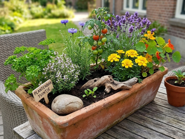 Vergroen je balkon of terras tijdens de workshop Plantenbak Tuintje