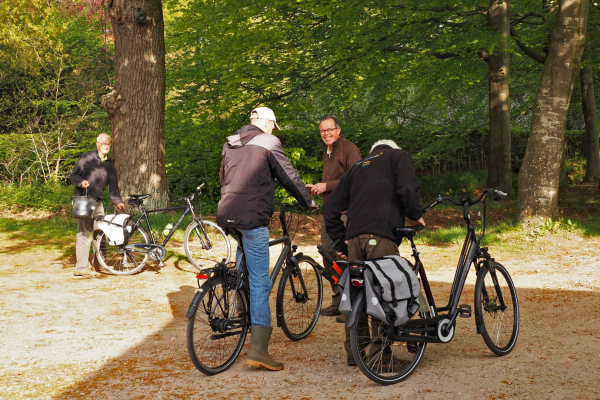 Op de fiets naar de werkplek