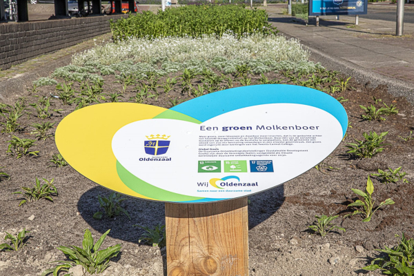 De voormalige busbaan in Oldenzaal