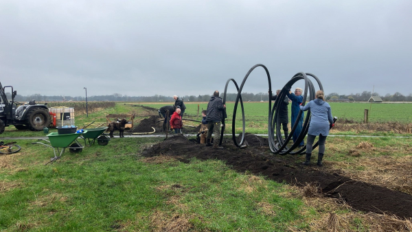 Werken aan de watervoorziening
