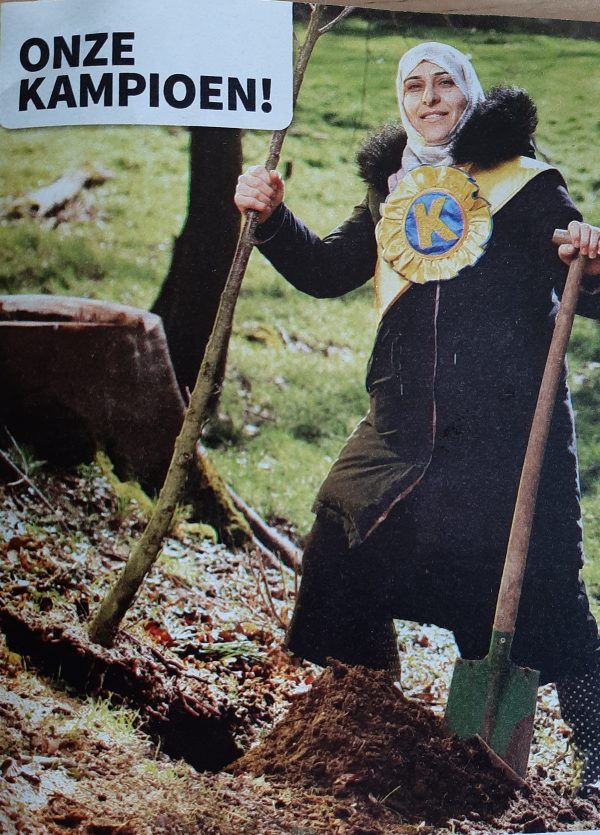 Faten maakt Deventer een beetje mooier