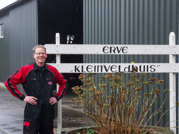 Frank Alberts, één van de boeren die meedoet met het project