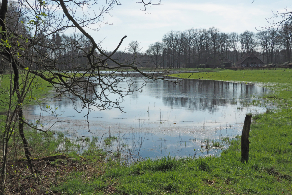 Speelkwartier in het natuurgebied Lonnekermeer