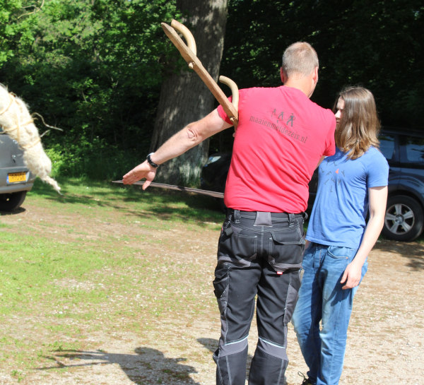 Het afstellen van de zeis