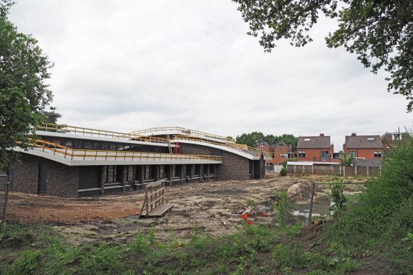 Het toekomstige schoolplein van de Nultsschool in Oldenzaal
