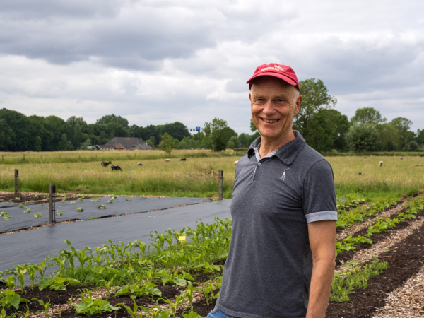 Gertjan Smits in de tuinderij